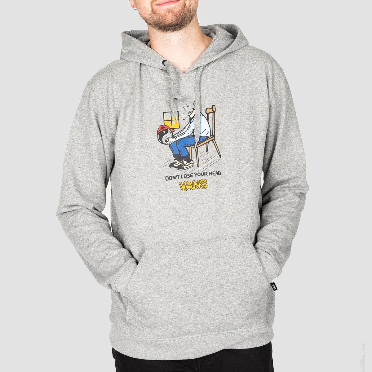 Vans Skate Graphic Pullover Hoodie Cement Heather