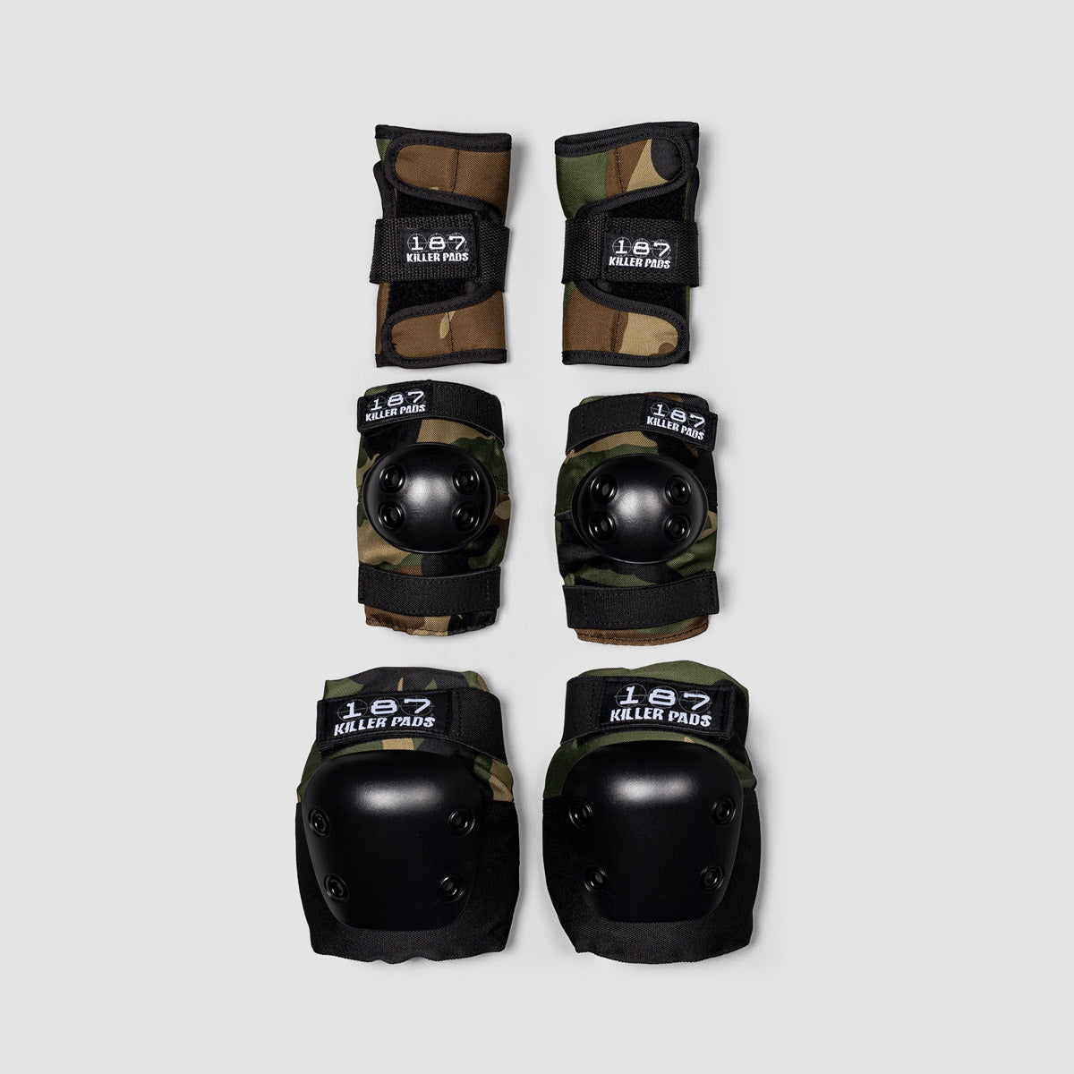 187 Killer Pad Set 6 Pack Camo - Kids