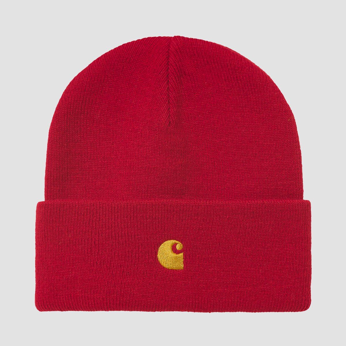 Carhartt WIP Chase Beanie Cornel/Gold