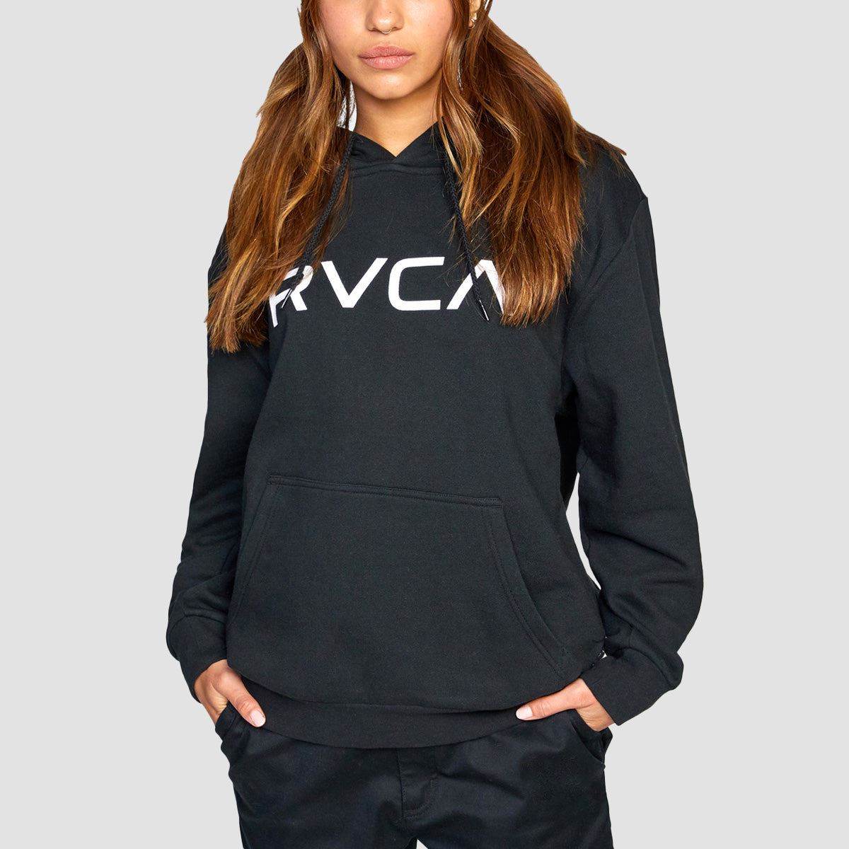 RVCA Big RVCA Pullover Hoodie Black - Womens