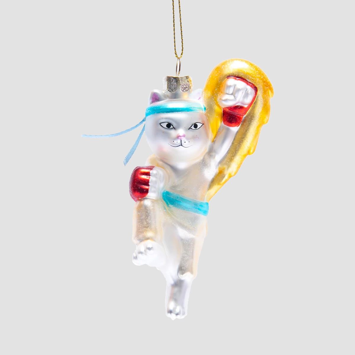 Ripndip Final K.O Glitter Glass Ornament Bauble