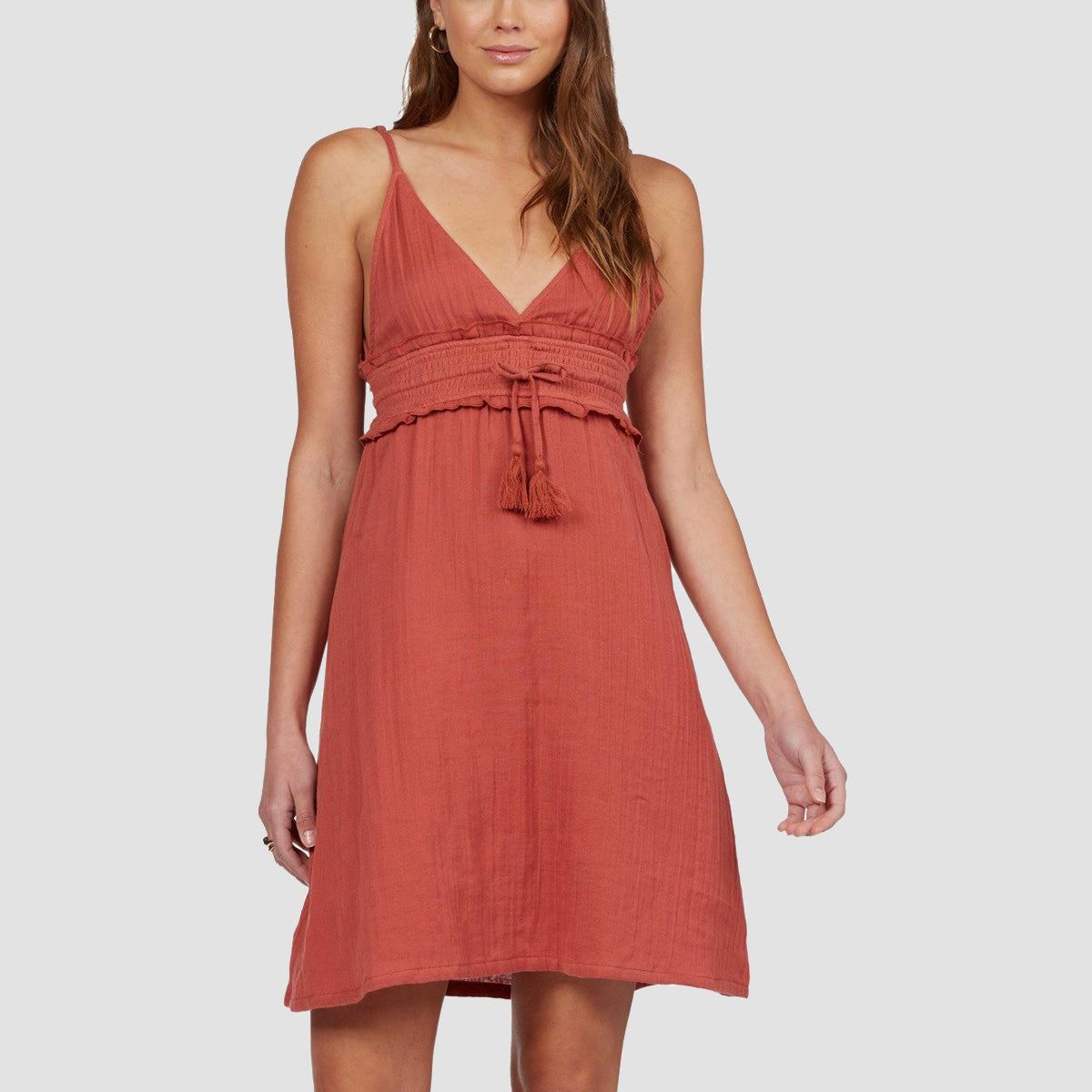 Roxy Simple Blossom Dress Marsala - Womens
