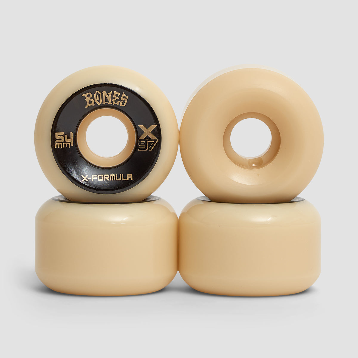 Roues De Skate Bones X-Formula V6 - 55mm 97a - Large Cut Pour Grip Et Vitesse - Pour Tricks Et Street