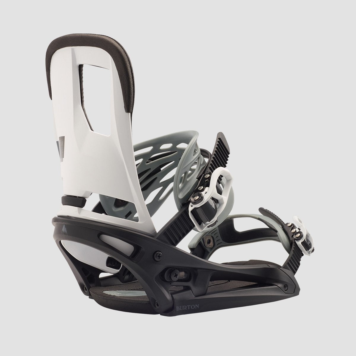 Burton Cartel EST Snowboard Bindings Black/White - rollersnakes.co.uk