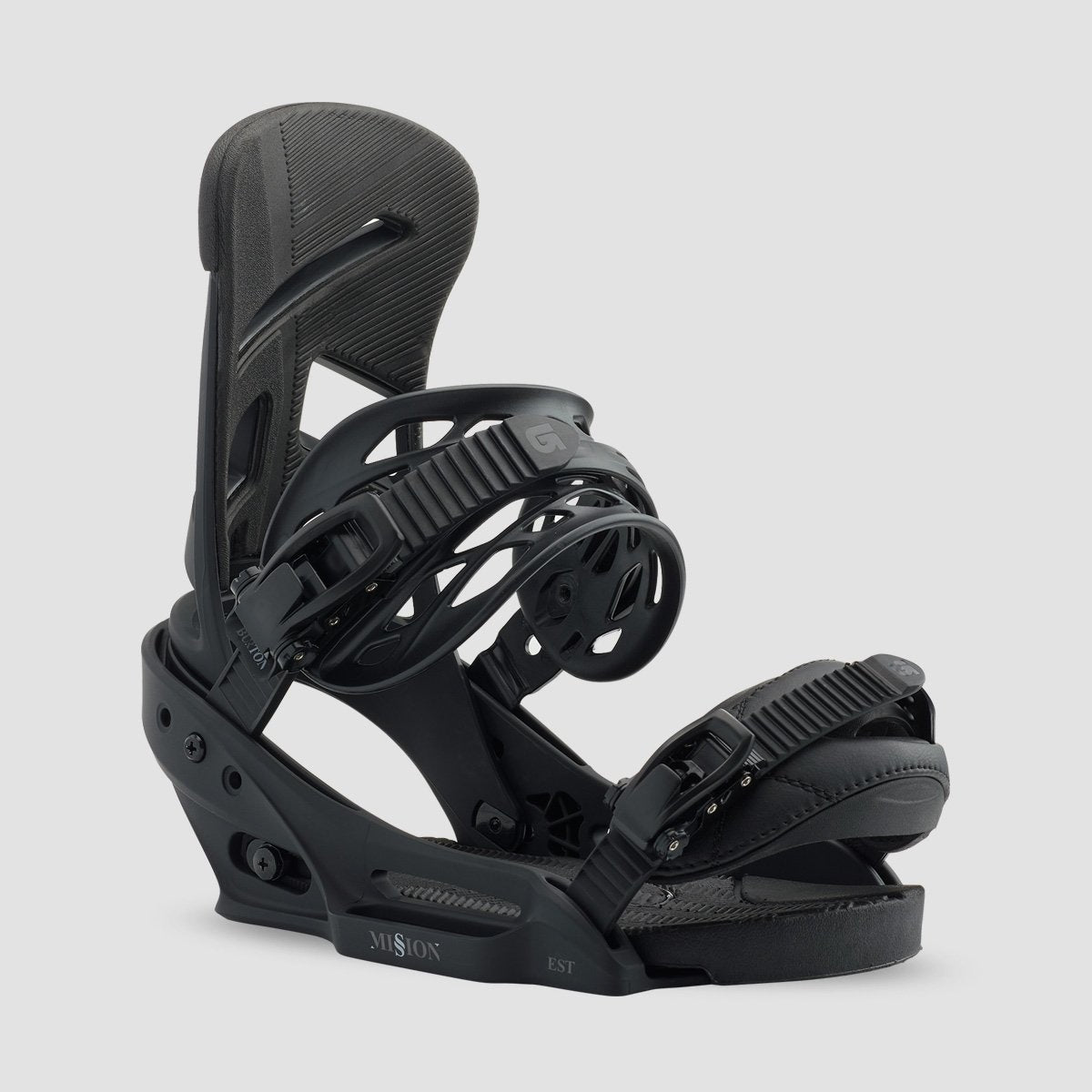 Burton Mission EST Snowboard Bindings Blackish - Snowboard