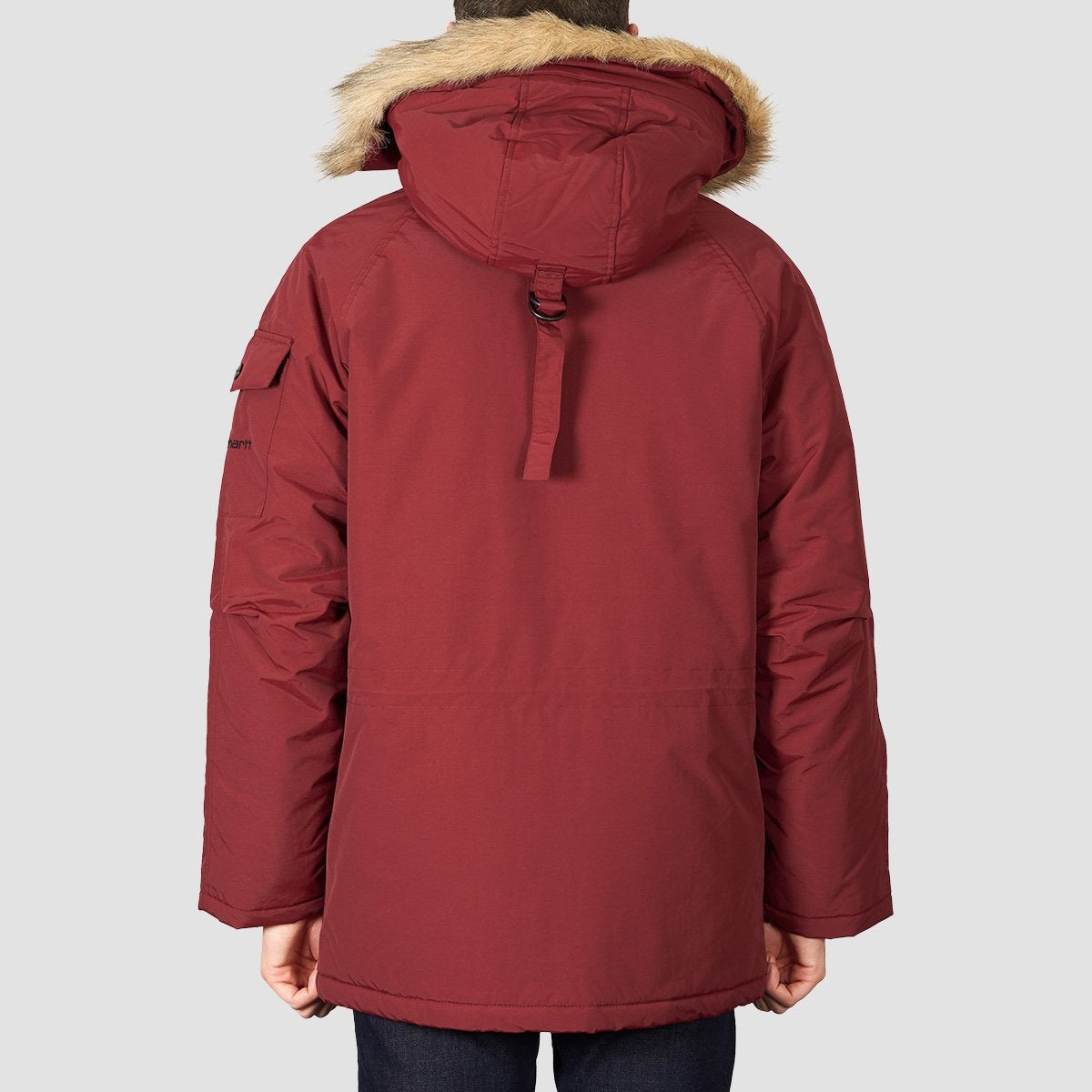 Carhartt WIP Anchorage Parka Jacket Mulberry/Black - Clothing