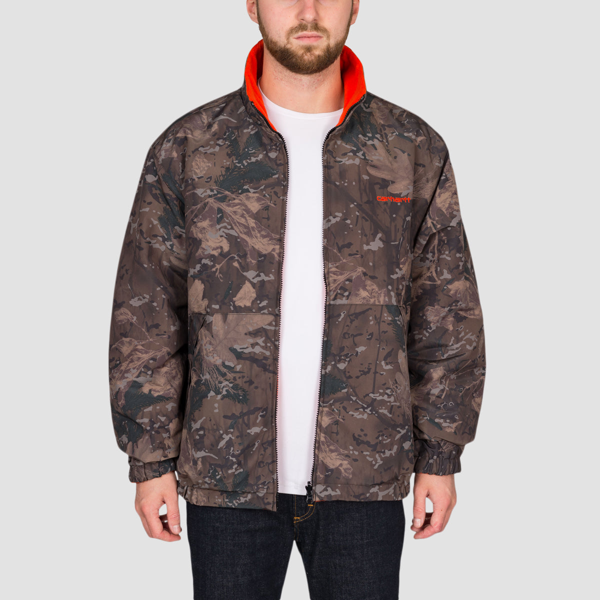 Carhartt WIP Denby Reversible Jacket Camo Combi/Safety Orange