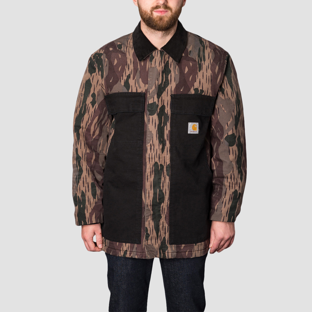 Carhartt WIP OG Arctic Coat Camo Unite/Black Aged Canvas