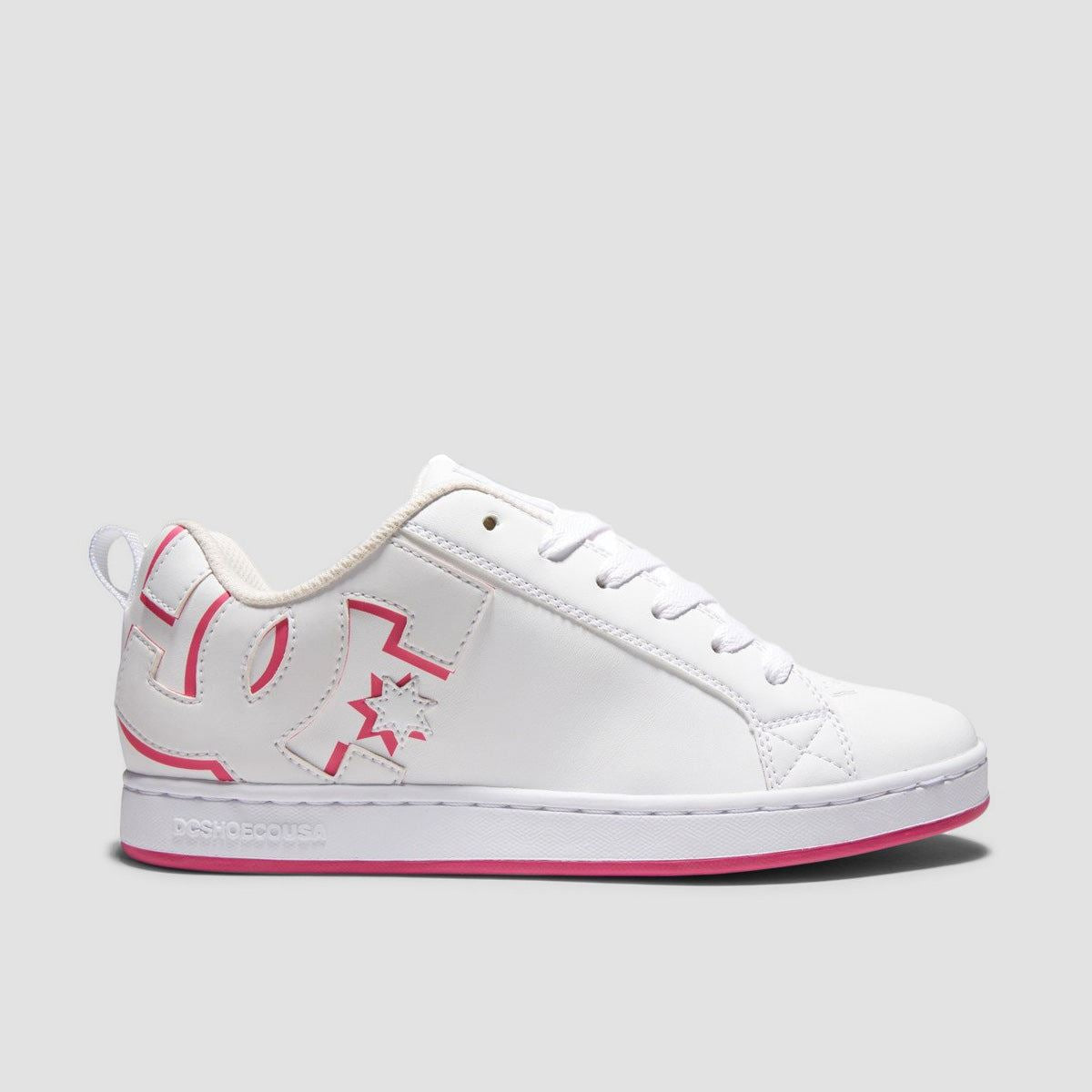 DC Court Graffik Shoes - Crazy Pink - Womens