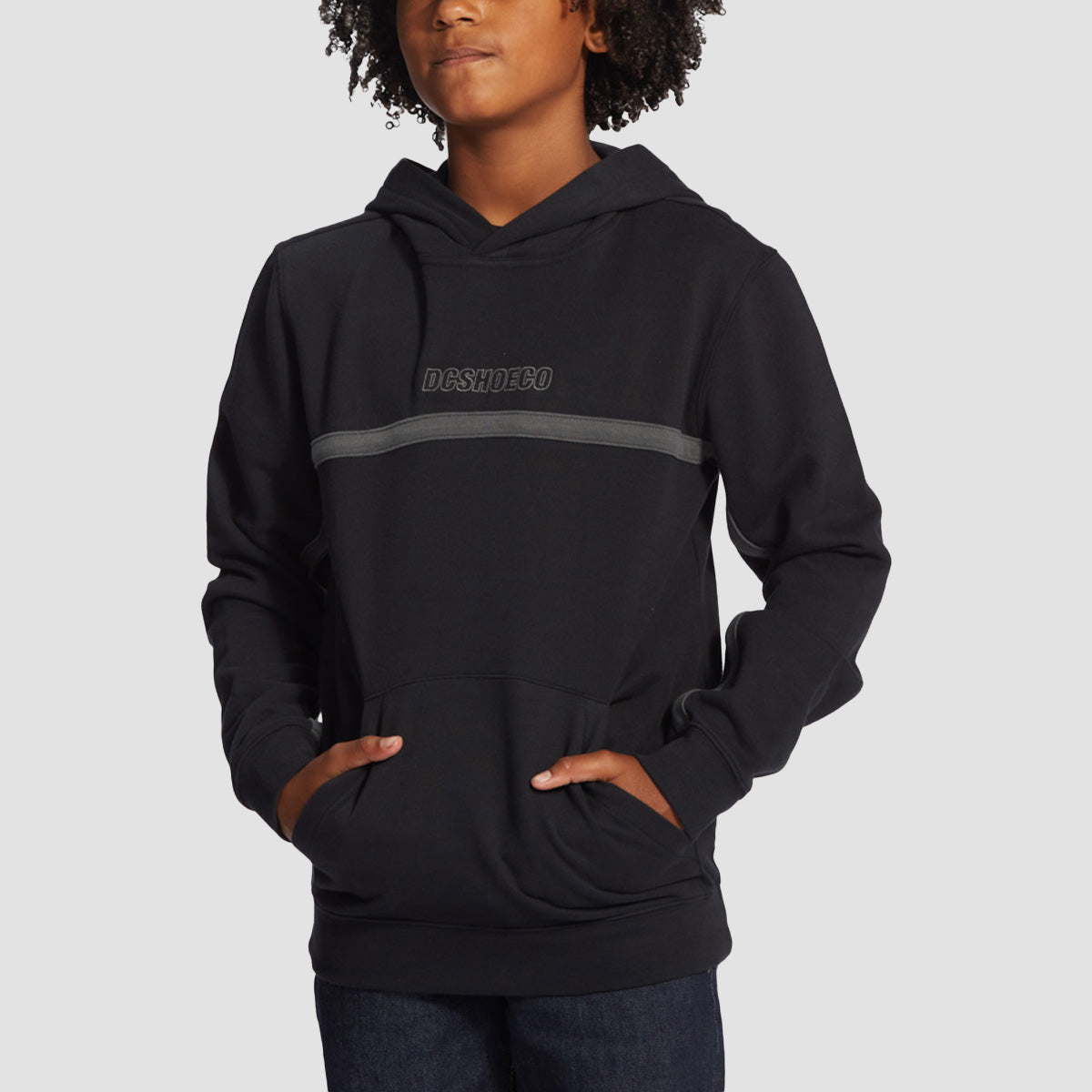 DC Clash Pullover Hoodie Black - Kids