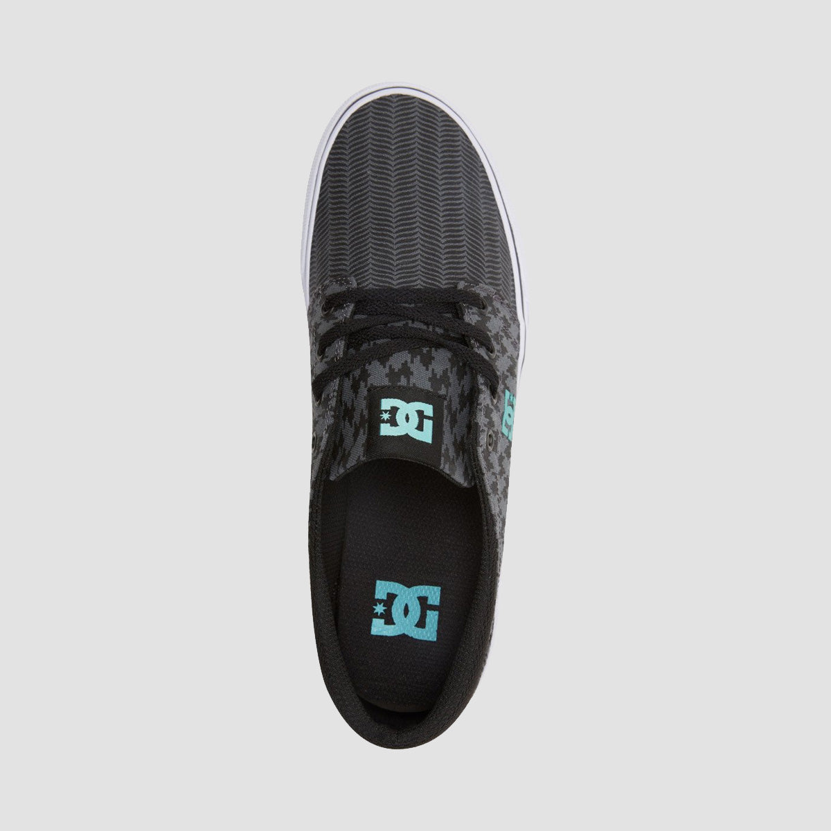 DC Trase TX SE Shoes - Black/Aqua