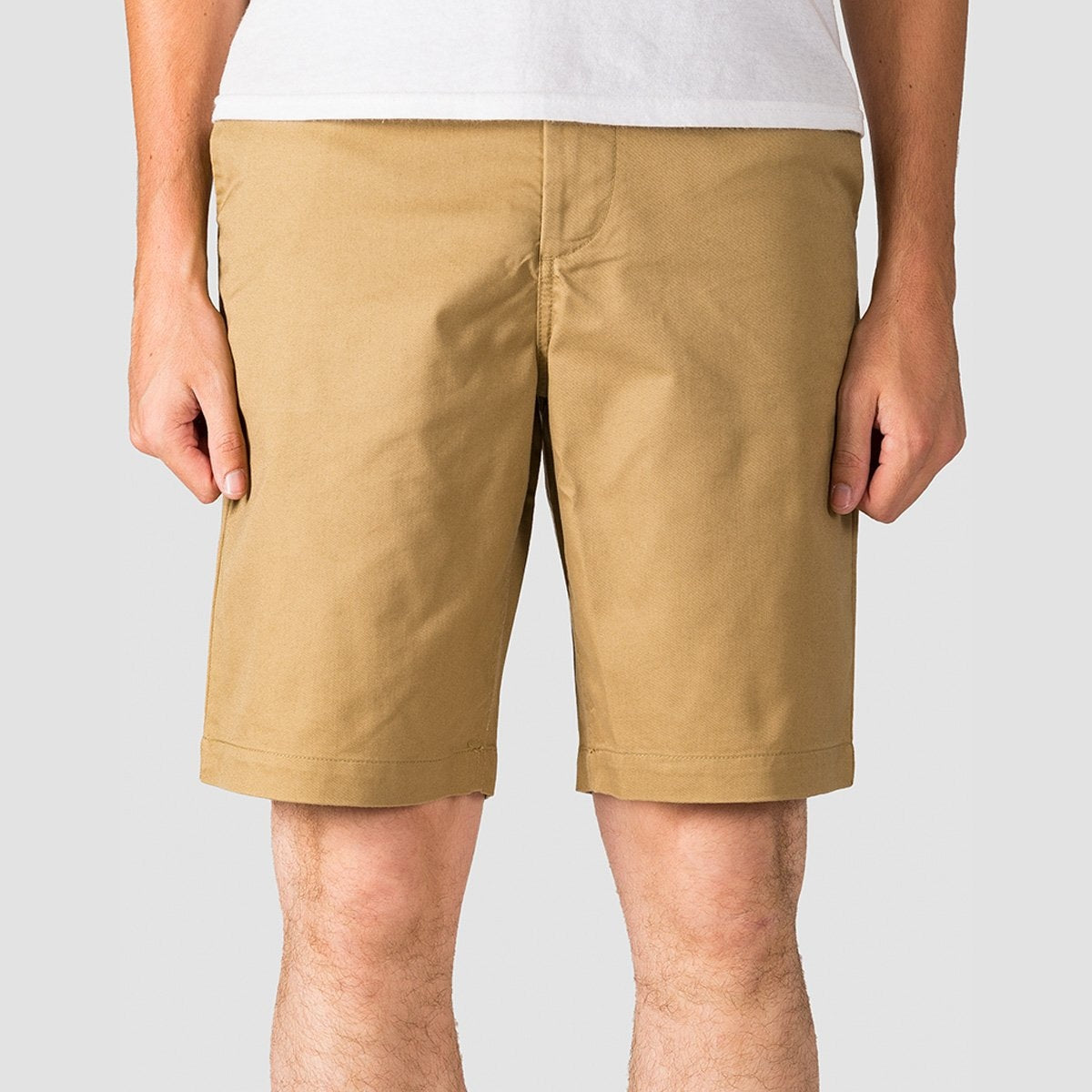 DC Worker Straight 20.5 Chino Shorts Khaki - Clothing