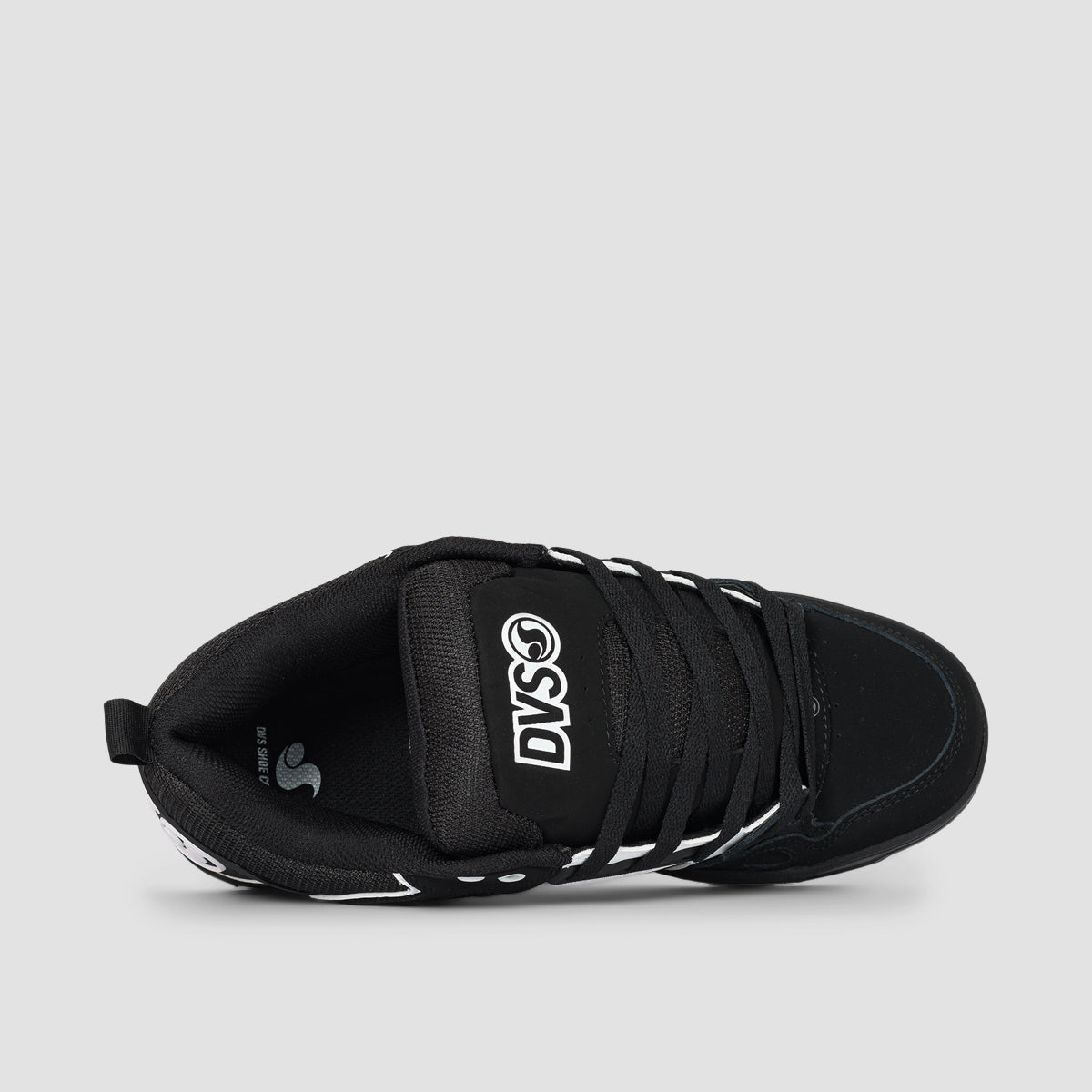 DVS Comanche Shoes - Black/White Leather