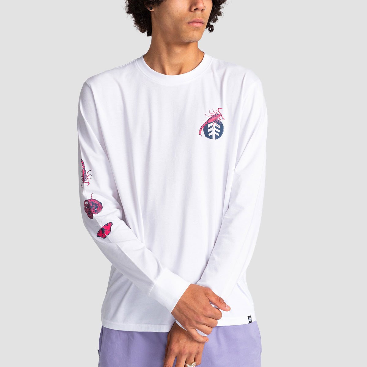 Element Catron Longsleeve T-Shirt Optic White