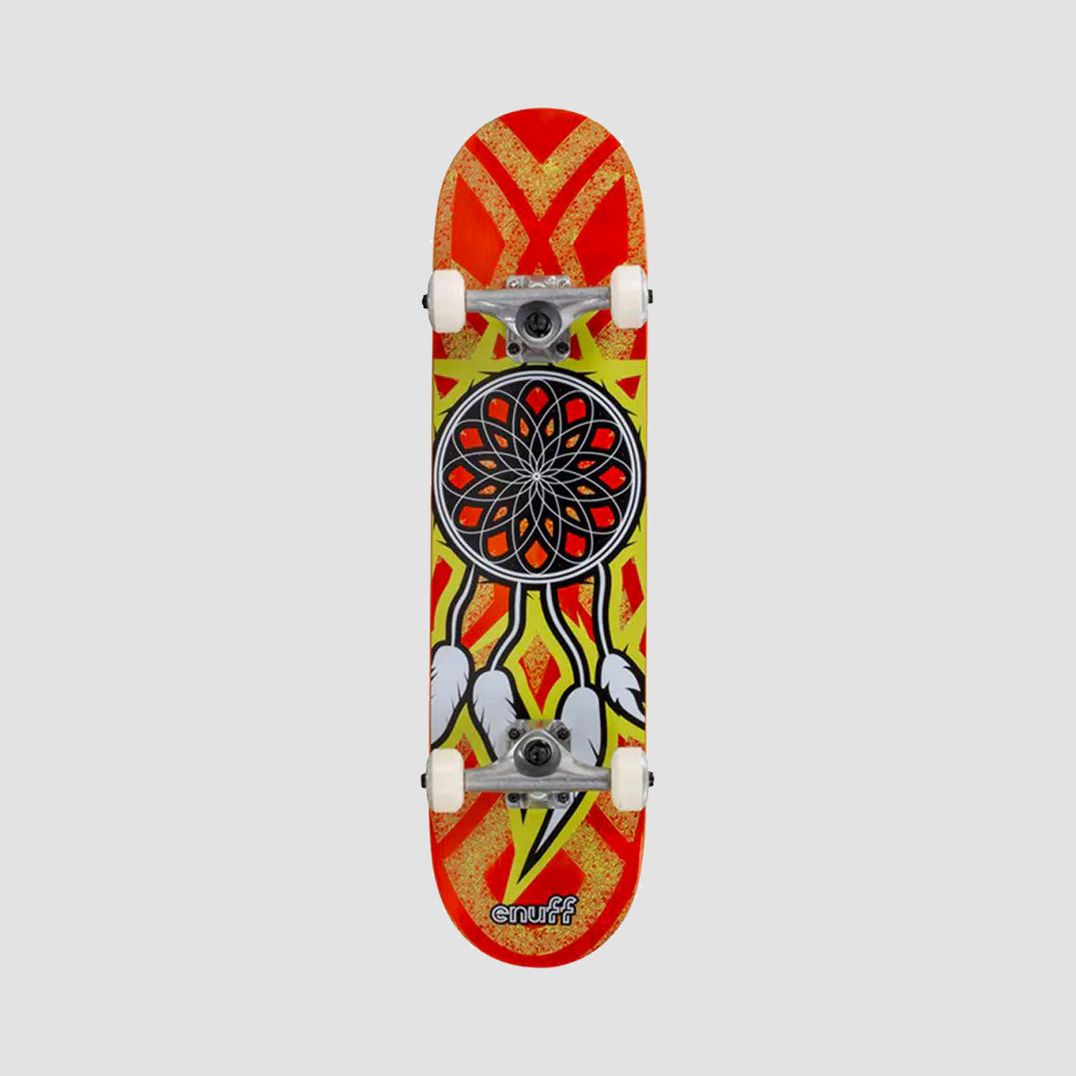 Enuff Dreamcatcher Mini Skateboard Orange/Yellow - 7.25"