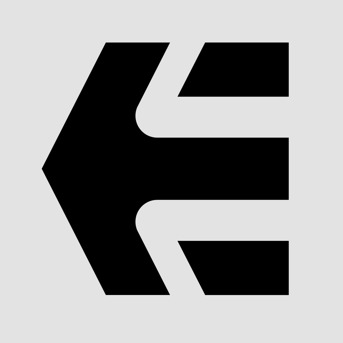 Etnies Die Cut Decal Black 250x250mm
