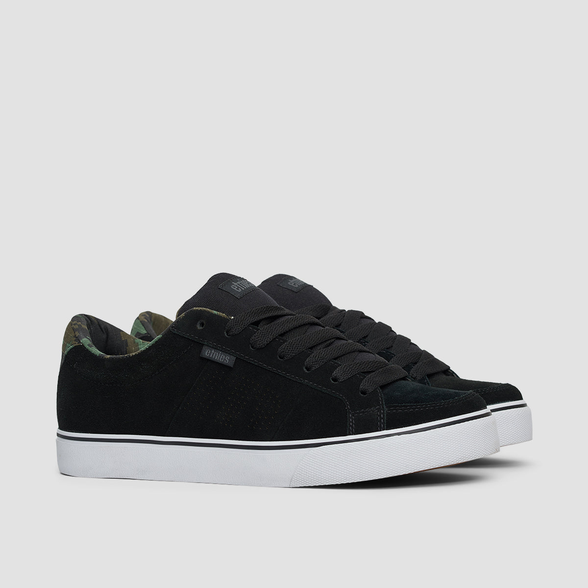 Etnies Kingpin Vulc Shoes - Black/Camo