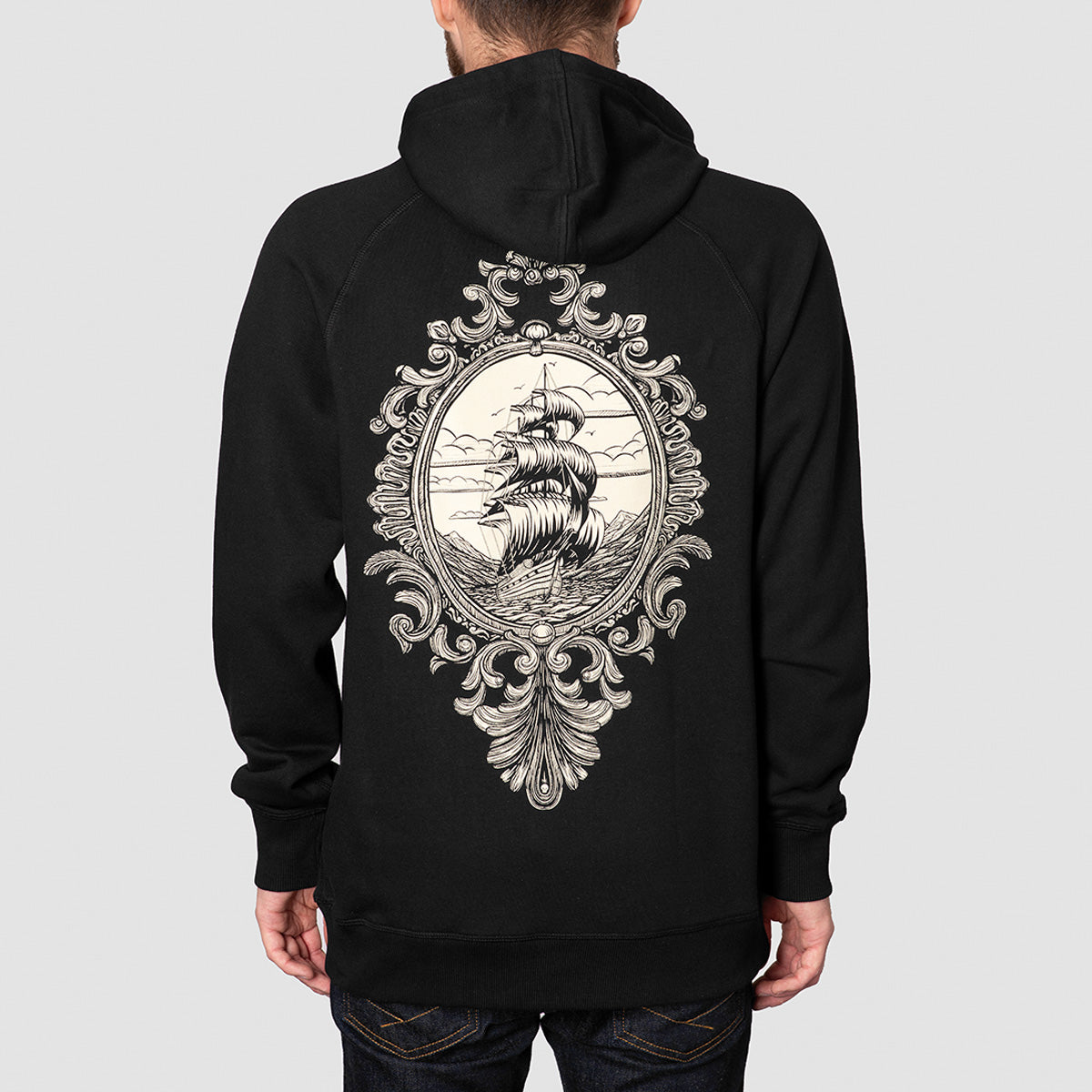 Heathen The Peaquod Pullover Hoodie Black