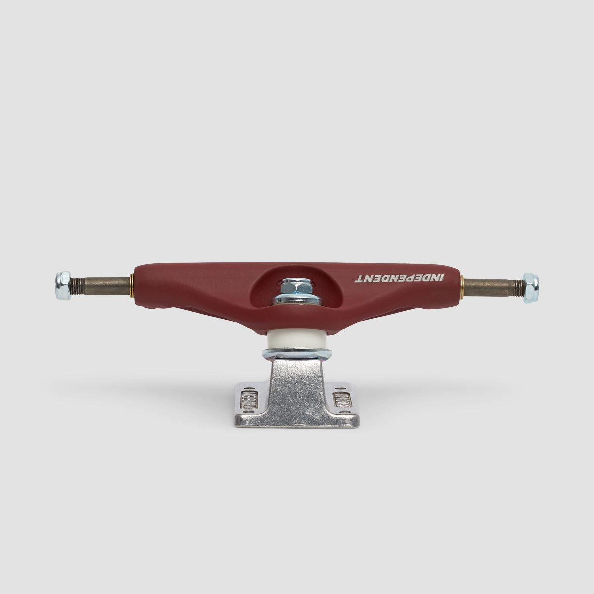 Independent Stage 11 144 BTG Speed Standard Skateboard Trucks 1 Pair Burgundy/Silver- 8.25"