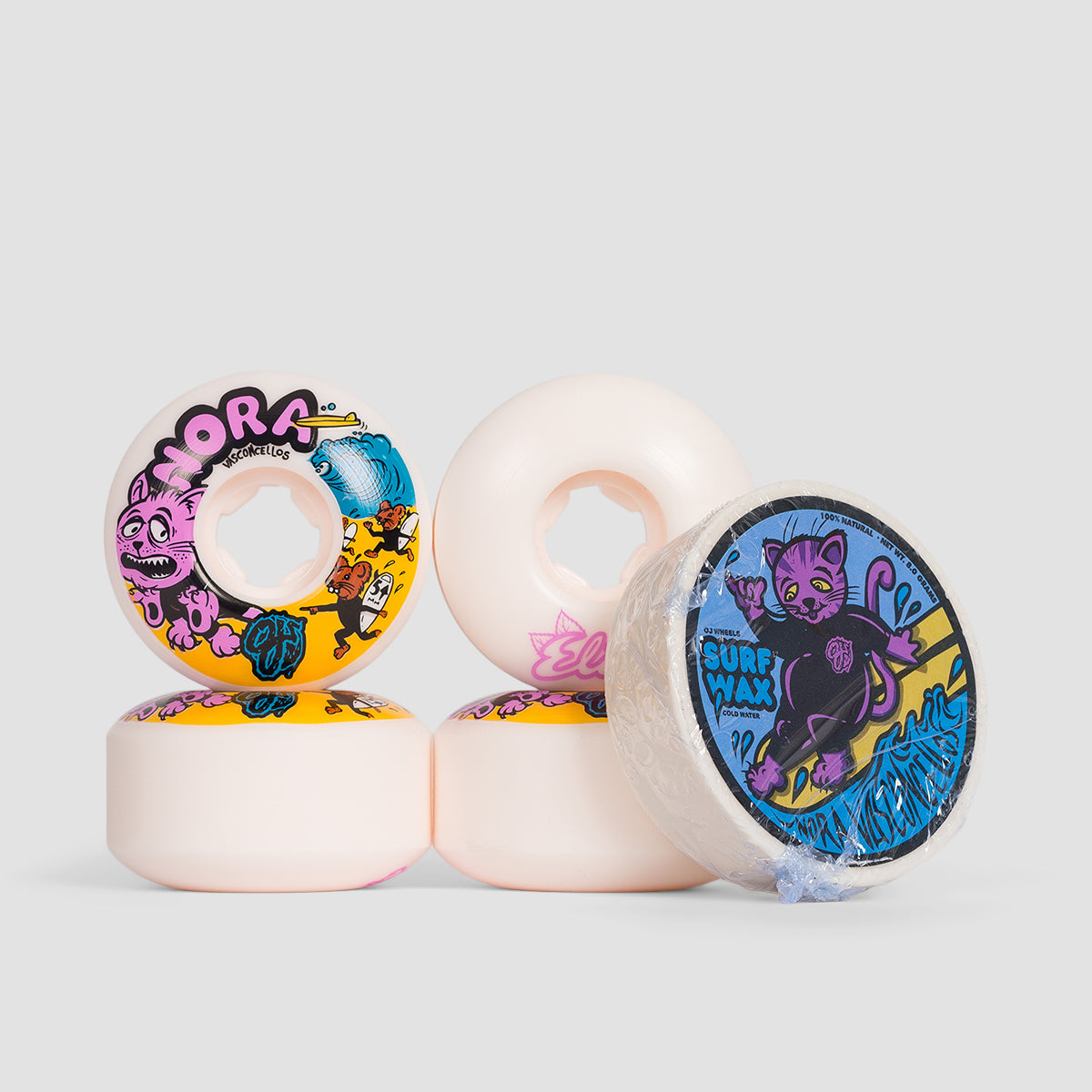 OJ Nora Vasconcellos Surfs Up 2 EZ EDGE 101a Elite Skateboard Wheels 54mm