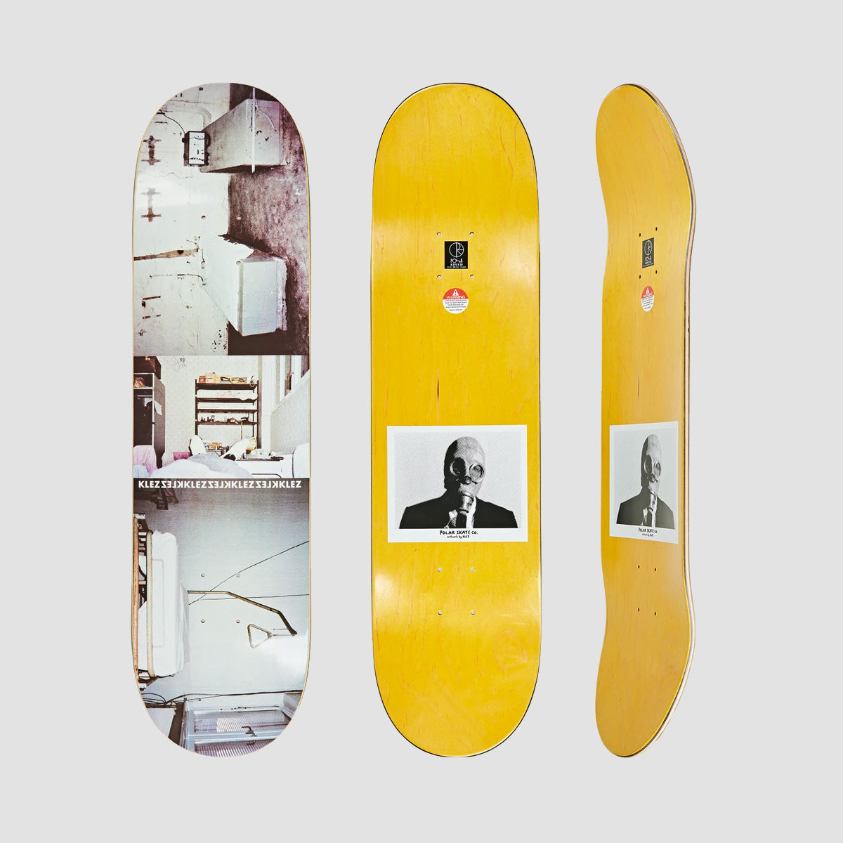 Polar Klez Rehabilitation Center Skateboard Deck - 8.375"