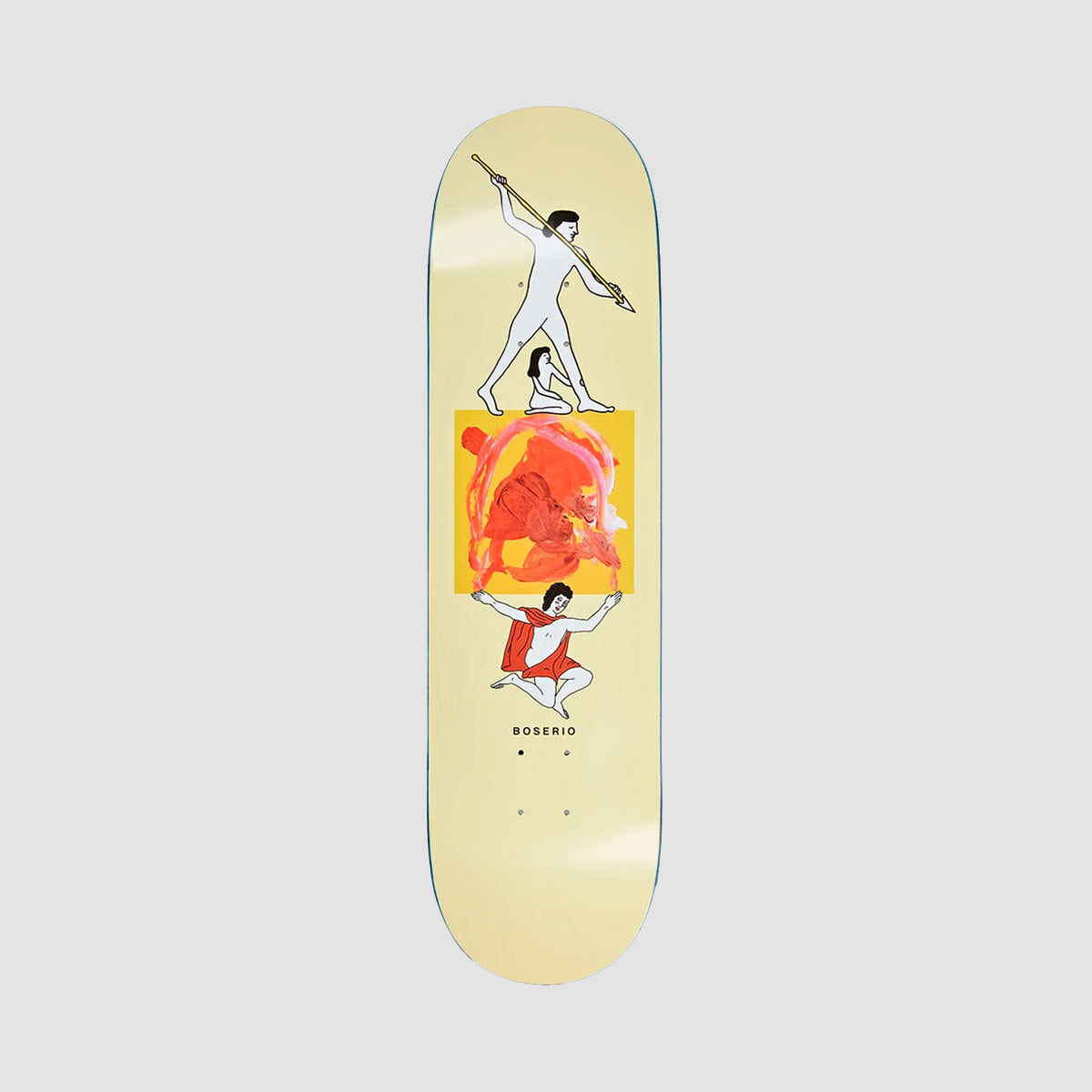 Polar Nick Boserio Family Skateboard Deck Cream - 8.375"