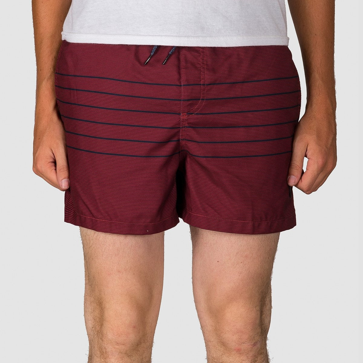 Quiksilver Fineline 15 Swim Shorts Brick Red - Clothing