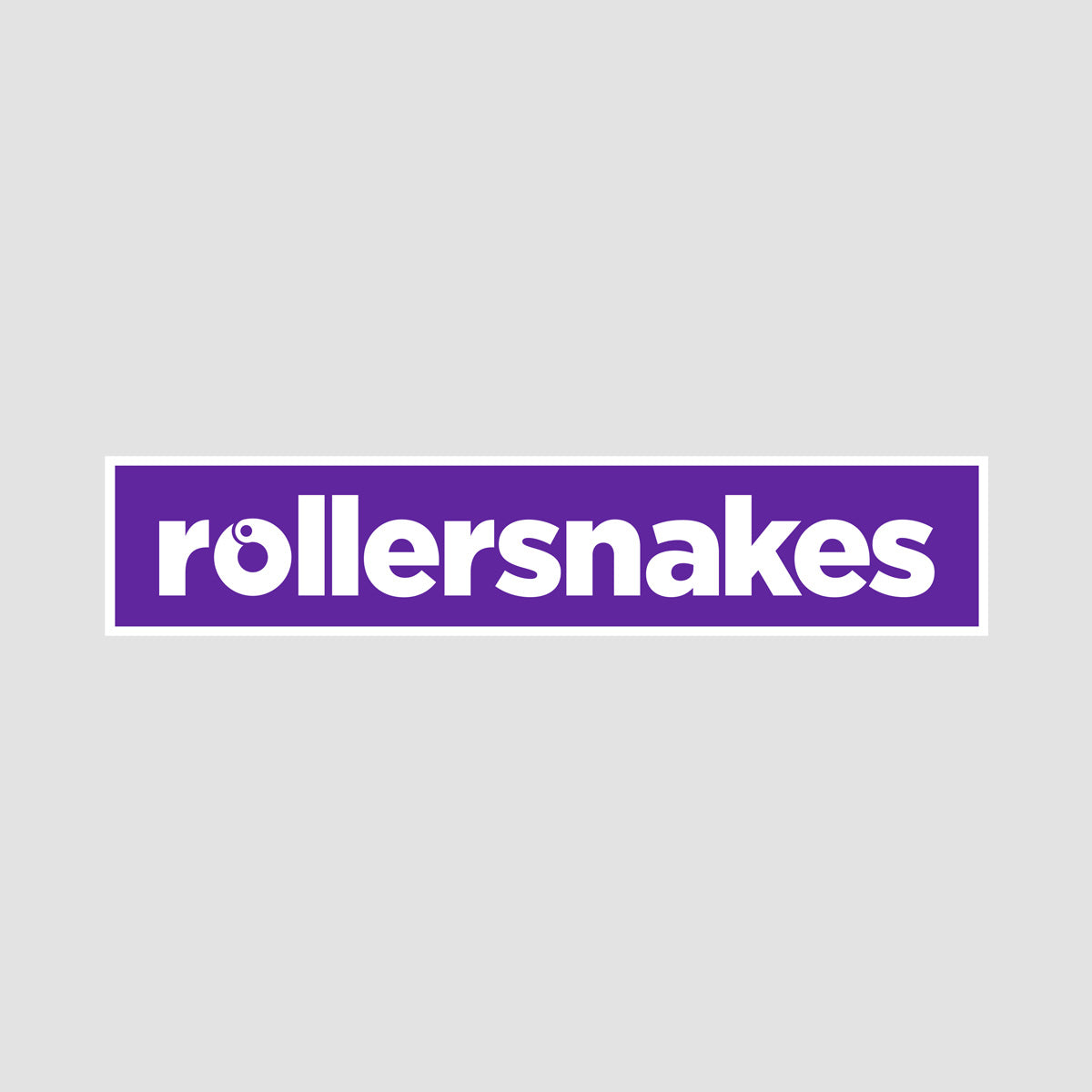 Rollersnakes WordMark Sticker Deep Purple 200x41mm
