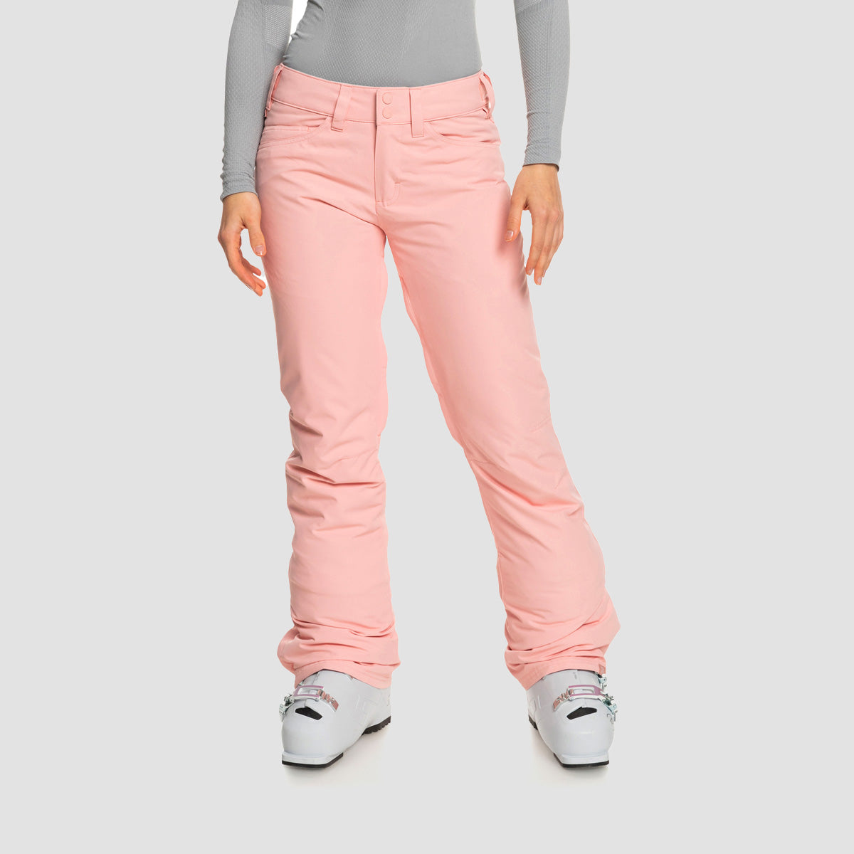 Roxy Backyard 10K Snow Pants Mellow Rose - Womens