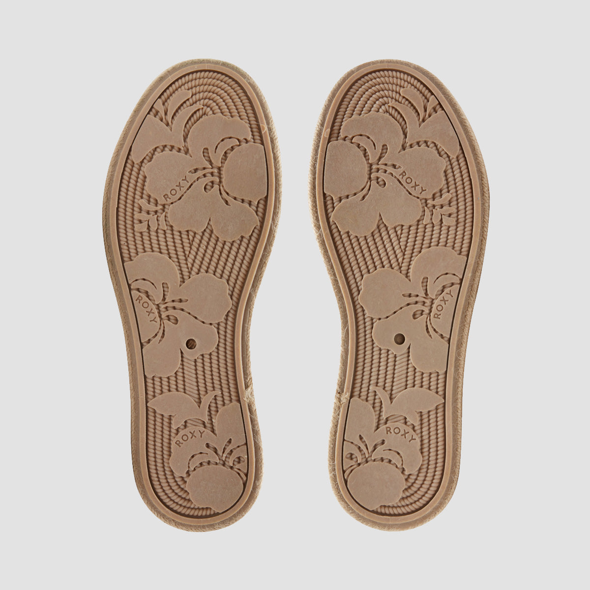 Roxy Cordoba Slip-On Shoes - Beige/White - Womens