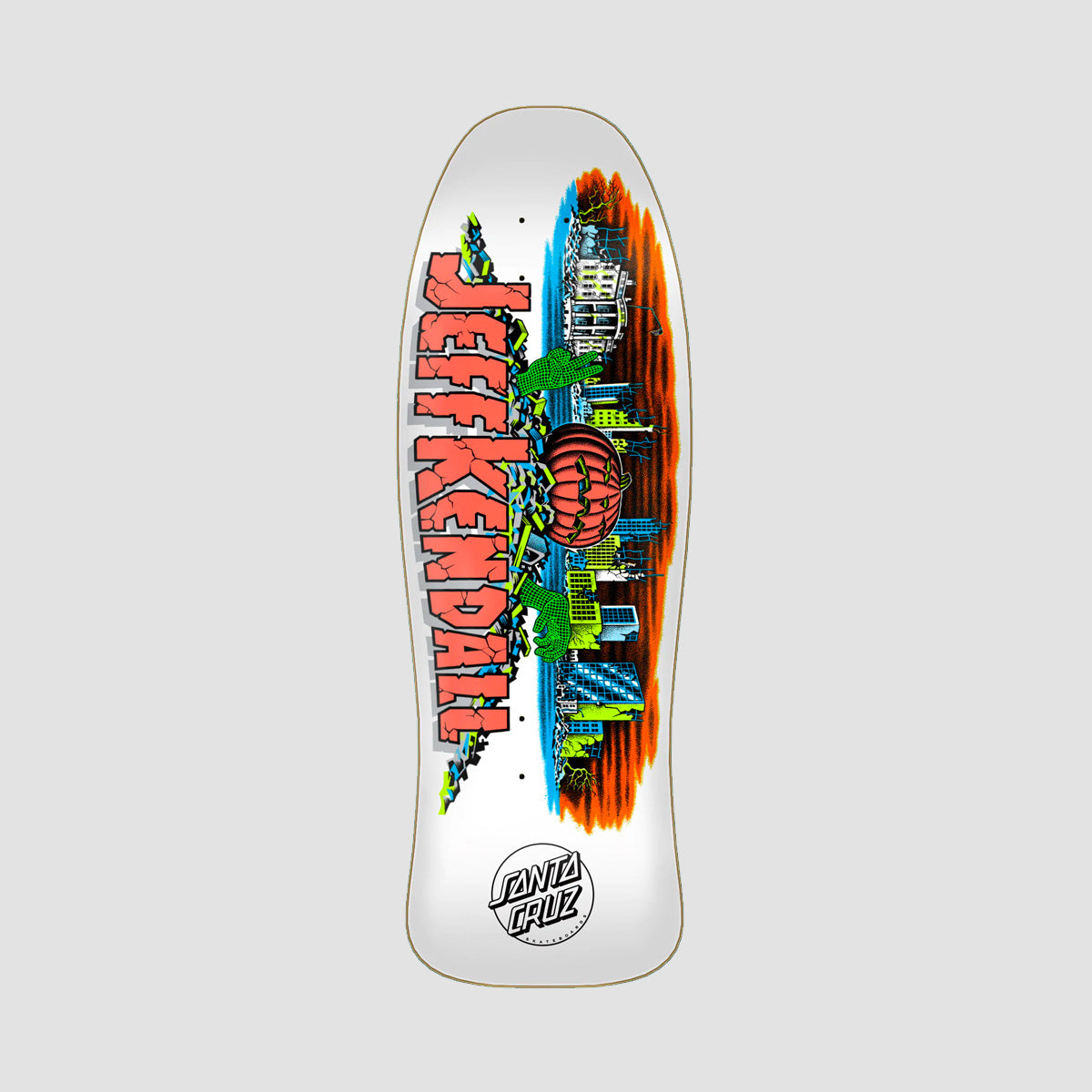 Santa Cruz Kendall Pumpkin Reissue Skateboard Deck -10"