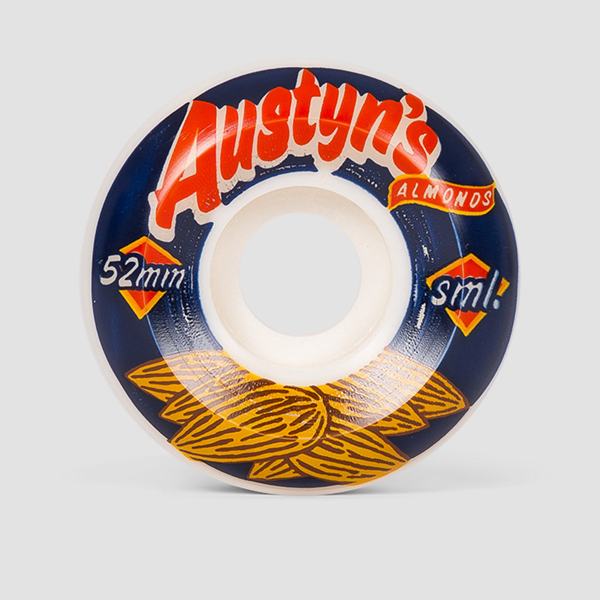 SML Classics Series Austyn's Almonds V-Cut 99A Skateboard Wheels 52mm