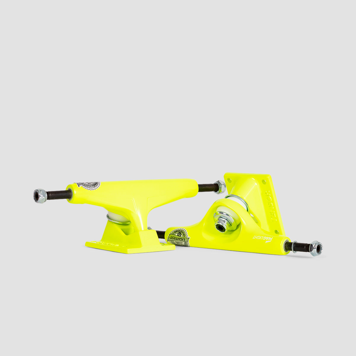 Tensor Mag Light Glossy 5.25 Skateboard Trucks 1 Pair Safety Yellow - 7.875"