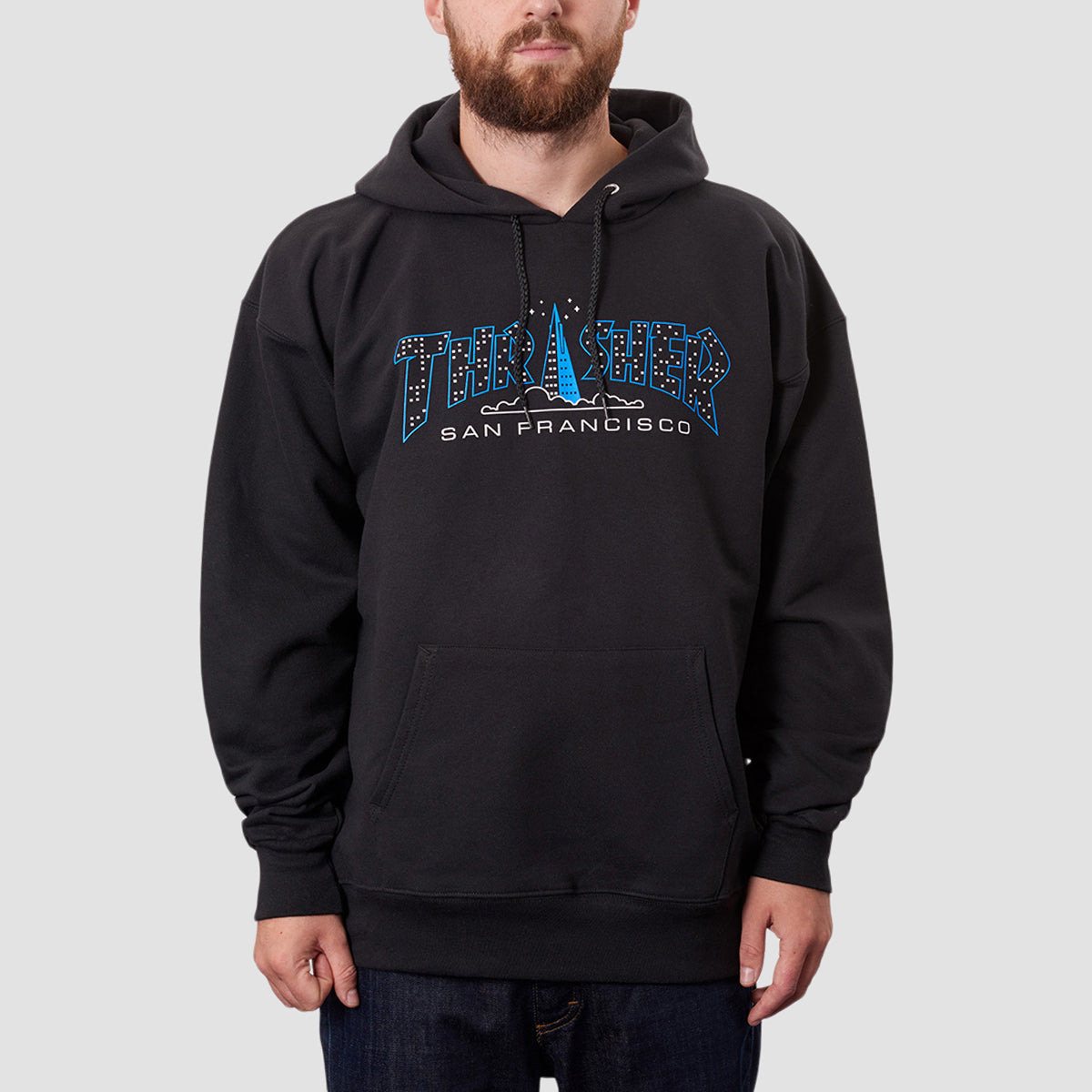 Thrasher Pyramid Hoodie Pullover Hoodie Black