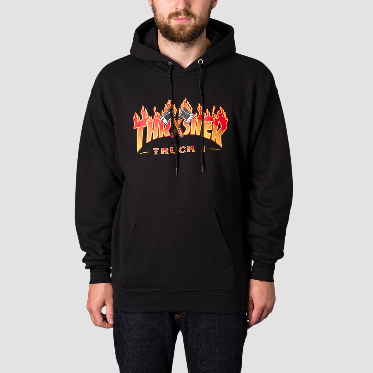 Thrasher Truck 1 Pullover Hoodie Black