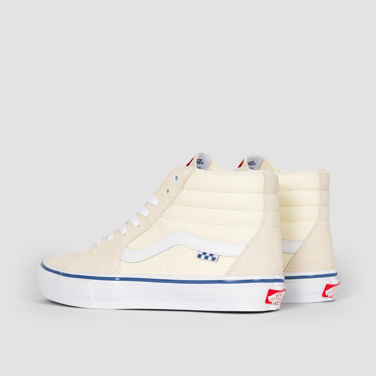 Vans Skate SK8-Hi High Top Shoes - Off White