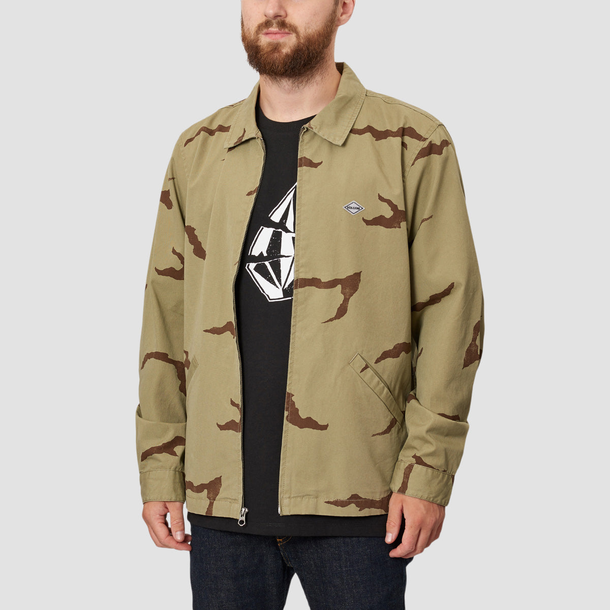 Volcom Burkey Ozzy Wrong Jacket Moss stone