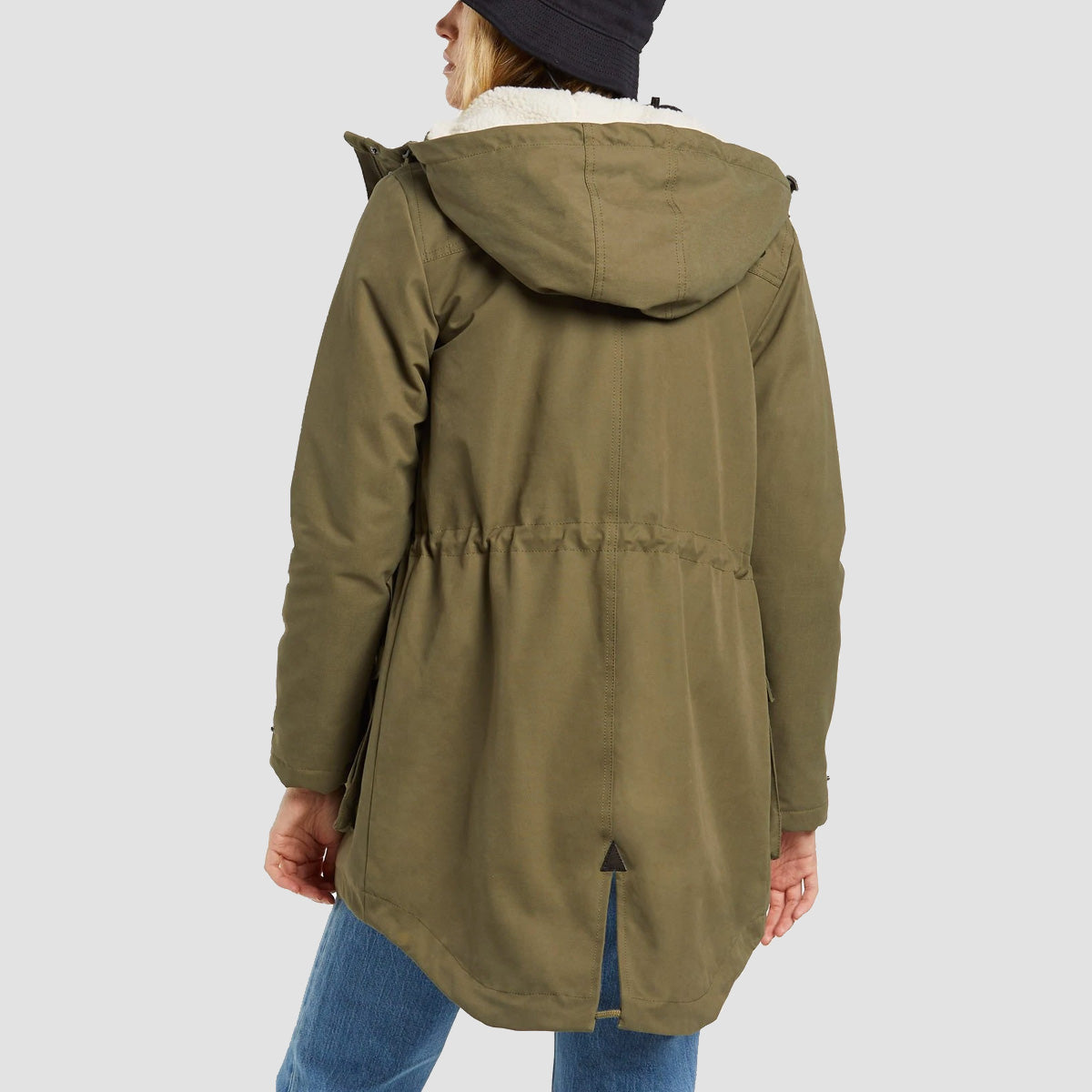 Volcom Walk On By 5K Parka Jacket Olive - Womens