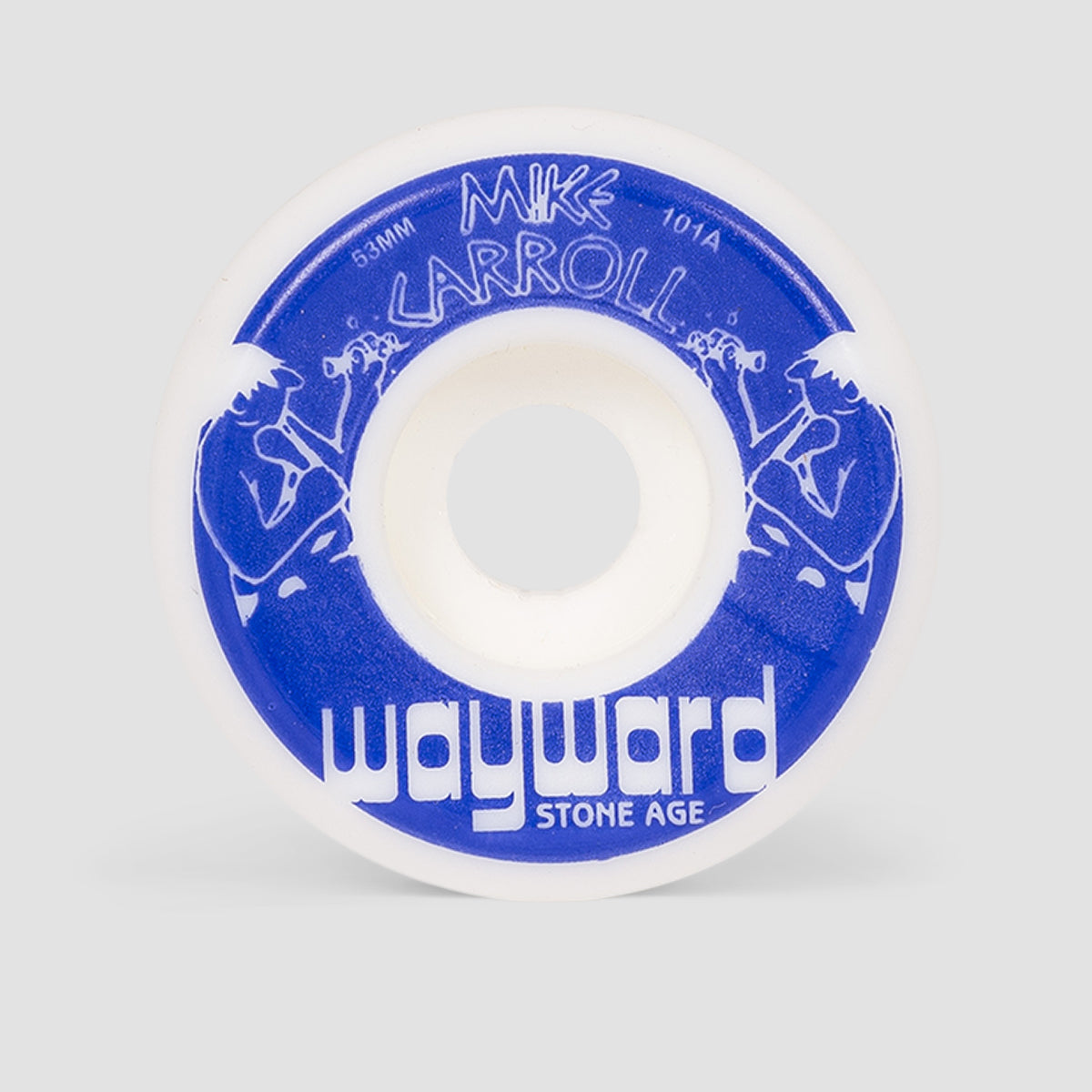 Wayward Mike Carroll Funnel Cut Skateboard Wheels 101A White/Purple 53mm