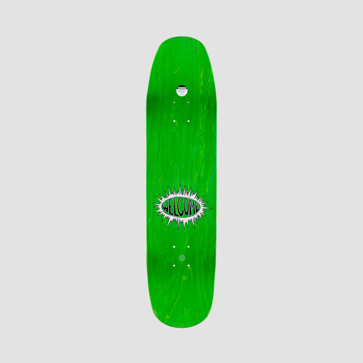 Welcome Transcend on Son of Moontrimmer Skateboard Deck Gold Foil - 8.21"