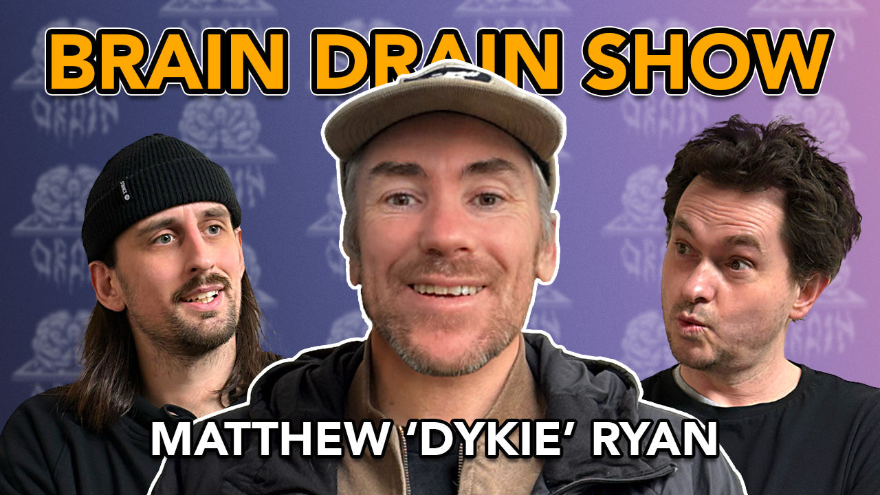 Matthew "Dykie" Ryan's Crayon Skateboards, East Skateboards and Marathons | Brain Drain Show #49