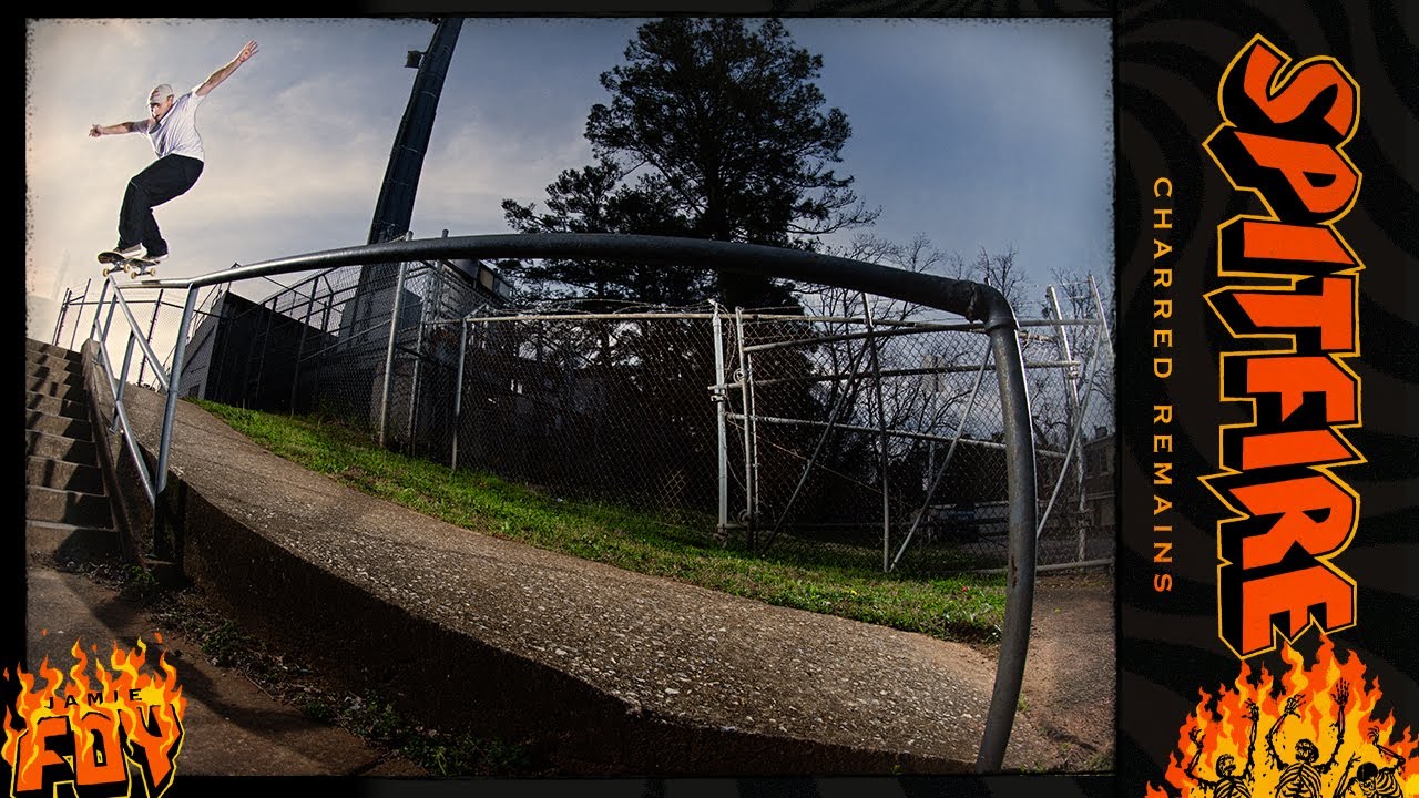 Jamie Foy's "Charred Remains" Spitfire Wheels Part