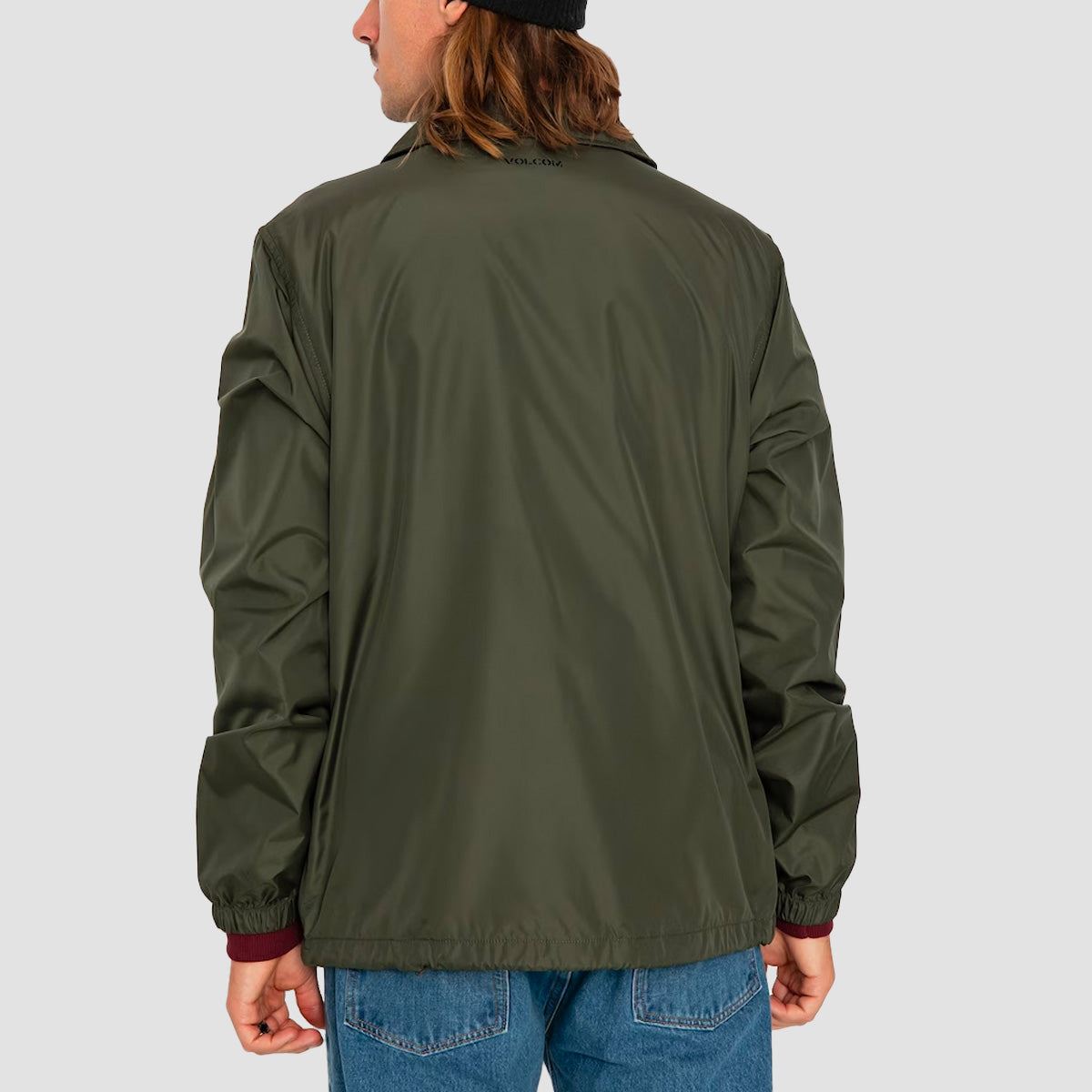 Volcom Skate Vitals Coaches Jacket Squadron Green