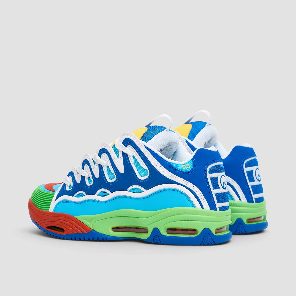 Osiris D3 2001 Shoes - Blue/Lime/Multi