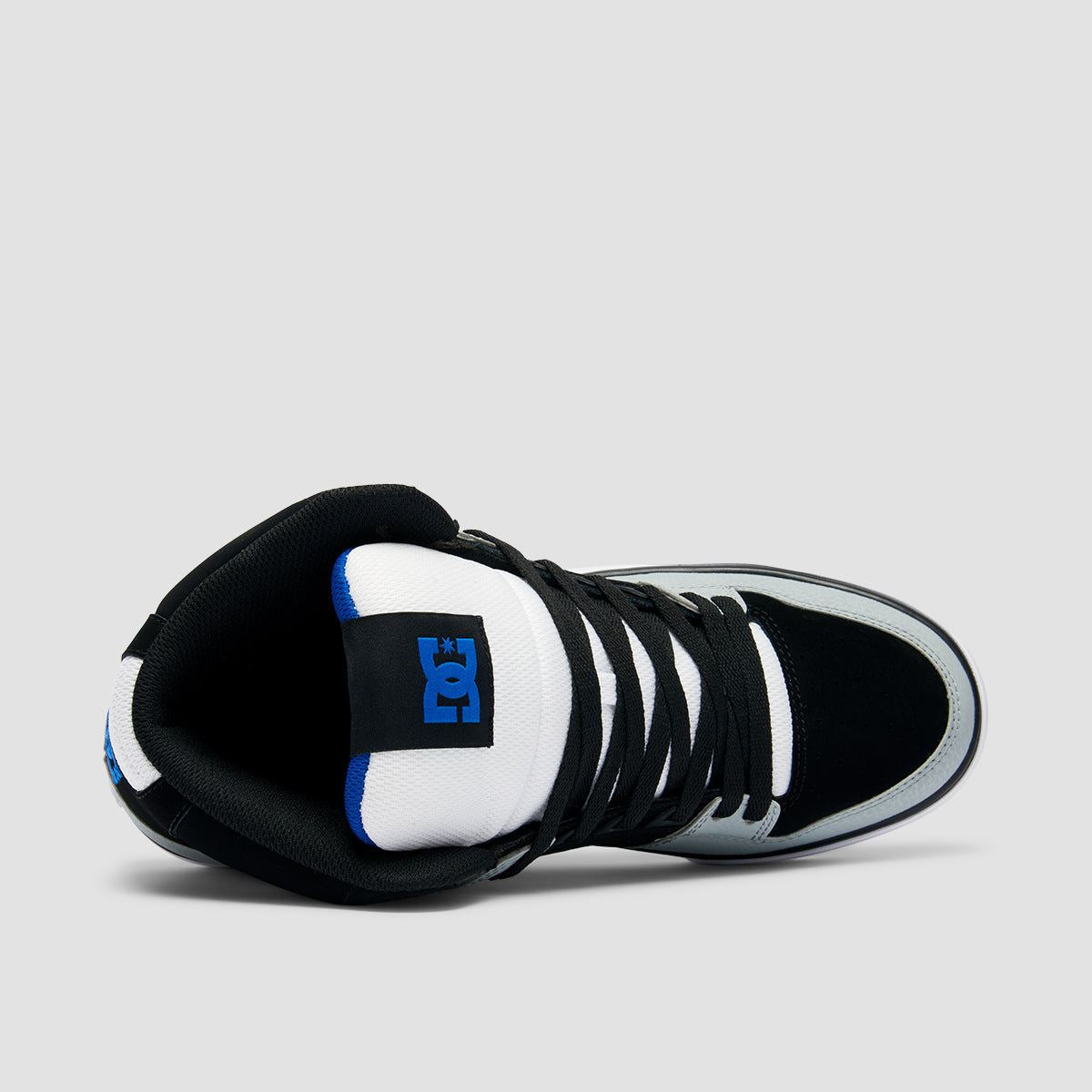 DC Pure HT WC High Top Shoes - Black/White/Blue