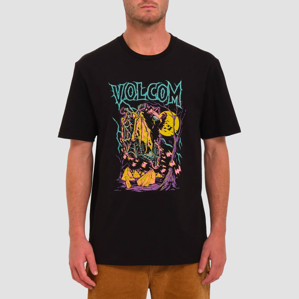 Volcom Howl At The Moon FA Max Sherman 2 T-Shirt Black