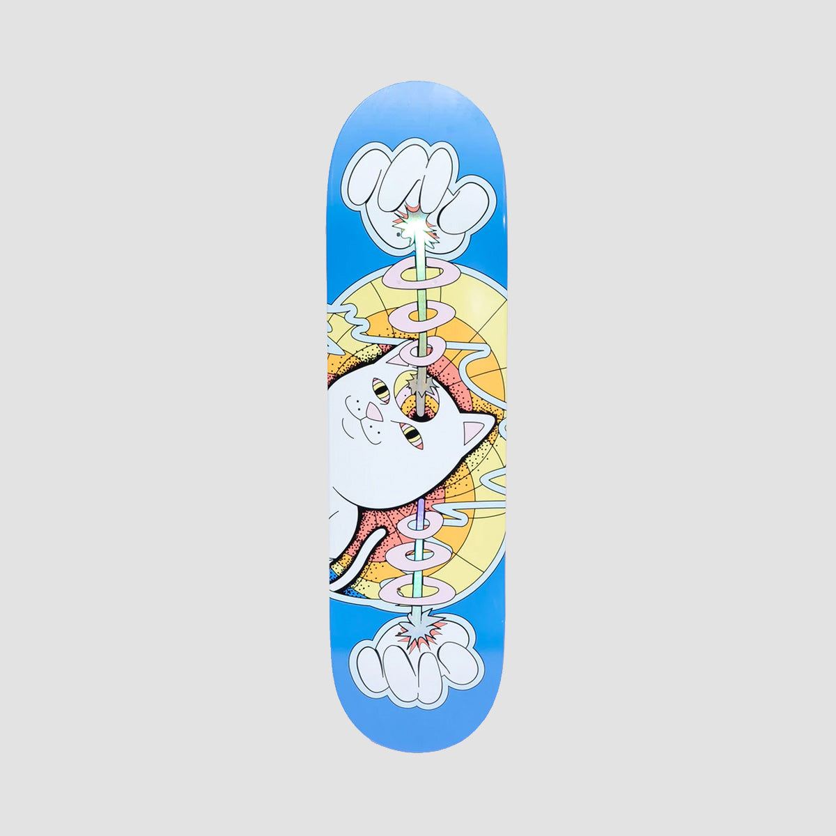 Ripndip Mind Control Skateboard Deck Blue - 8.5"