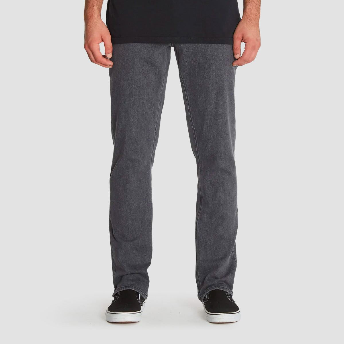 Volcom Vorta Slim Fit Jeans Easy Enzyme Grey