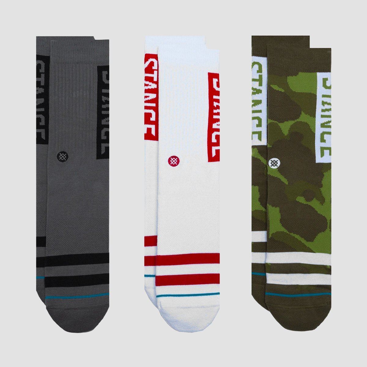 Stance The Og Socks 3 Pack Camo