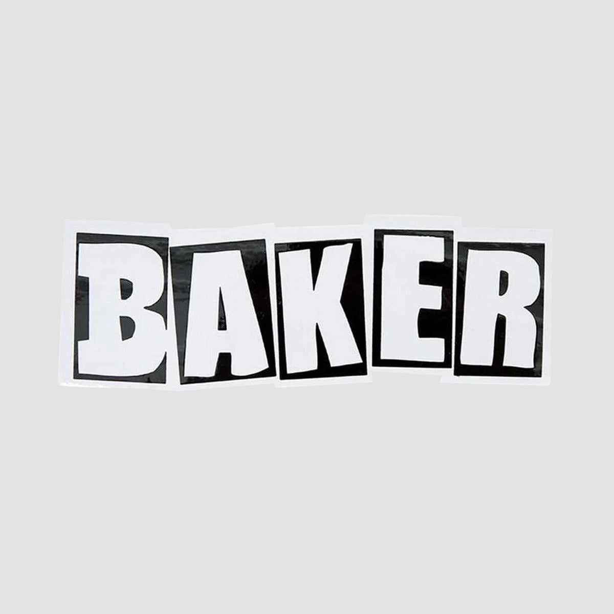 Baker Brand Logo Sticker Black/White 125x45mm